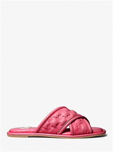 Gideon Logo Embossed Slide Sandal 